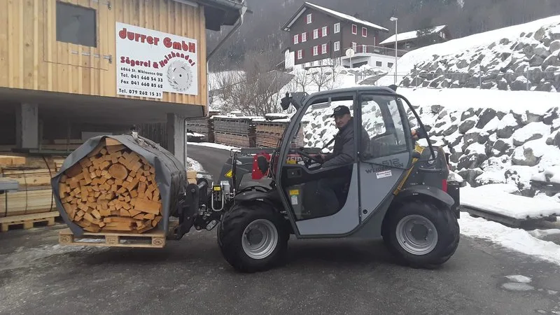 Weidemann T4512 für die Sägerei Durrer
