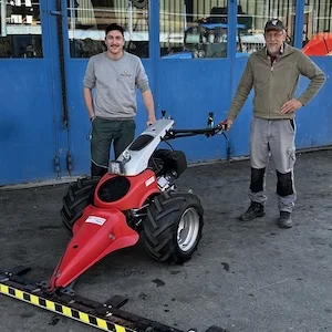 Ein neuer AEBI CC56 für die Familie Burch