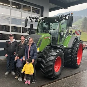 Fendt 314 Vario für die Lohnunternehmung Burch