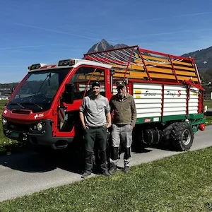 Übergabe eines Lüönd Profi S an die Familie Burch